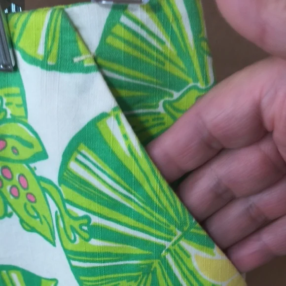 Lilly Pulitzer Cole Skirt Hip Hop Hooray Print Size 0 - Picture 5 of 10